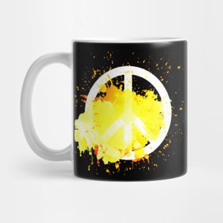 Peace of a Rainbow - Yellow Ochre Mug